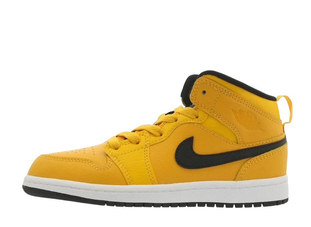 Nike PS Jordan 1 Mid "University Gold/Black"