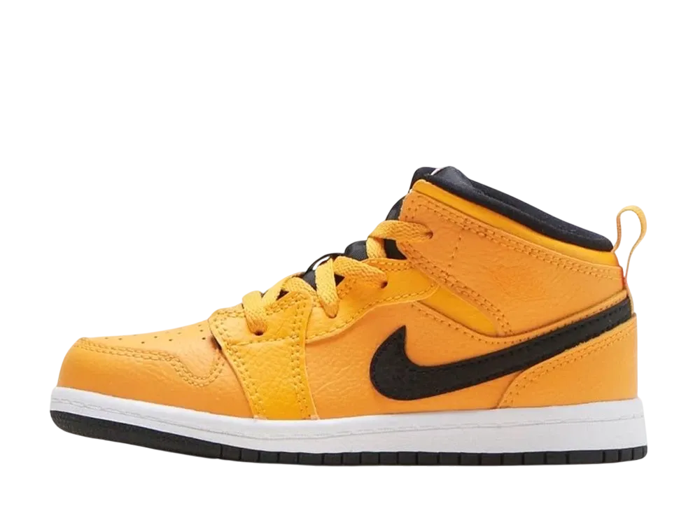 ナイキ TD エアジョーダン1 ミッド "ユニバーシティゴールド"(キッズ)