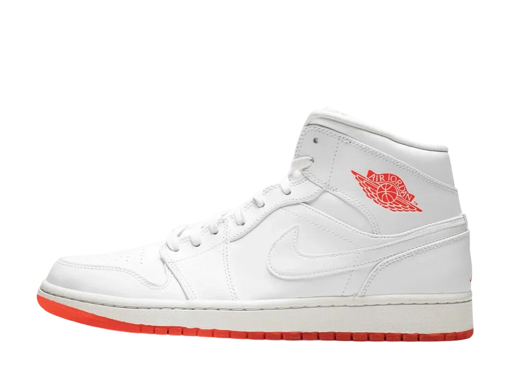Nike Air Jordan 1 Mid "White/Infrared 23"