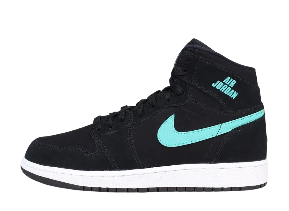 Nike GS Air Jordan 1 Retro High "Black/Hyper Jade"