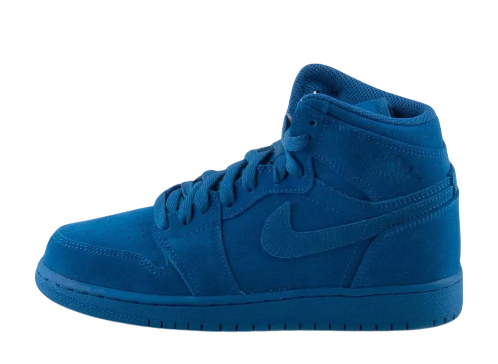 ナイキ GS エアジョーダン1 レトロ ハイ "ブルー スウェード"