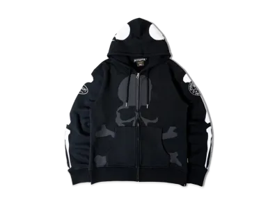 VANSON x MASTERMIND BONE HOODIE "BLACK"