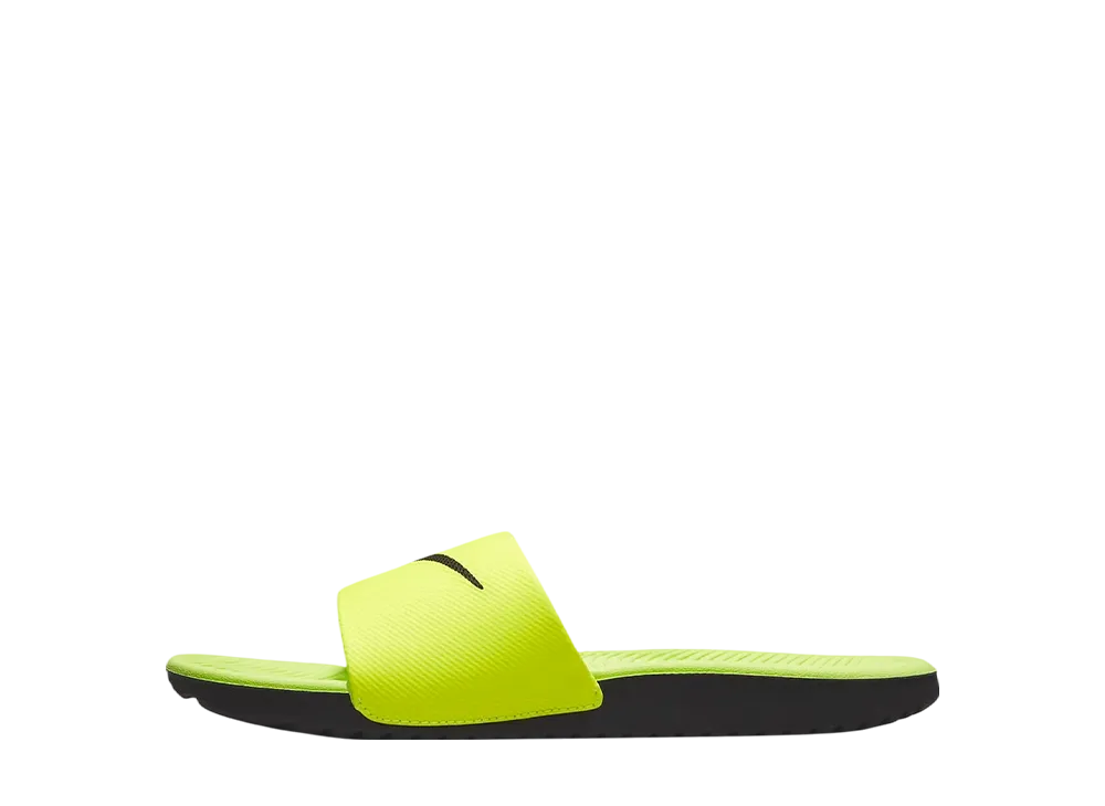 ナイキ GS カワ スライド "ボルト/ブラック" (キッズ)