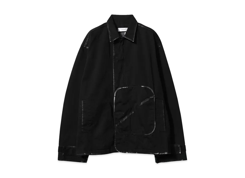 FACETASM FOIL WORKER JACKET "BLACK"