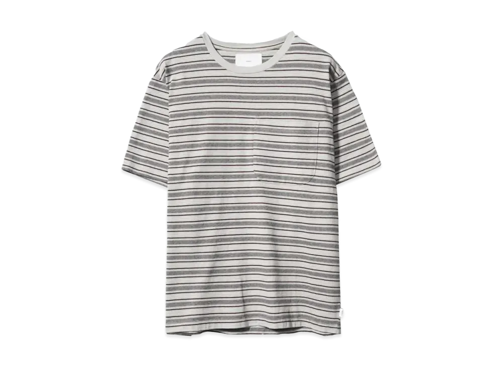 SUGARHILL STRIPE TEE "SMOKE BLUE"