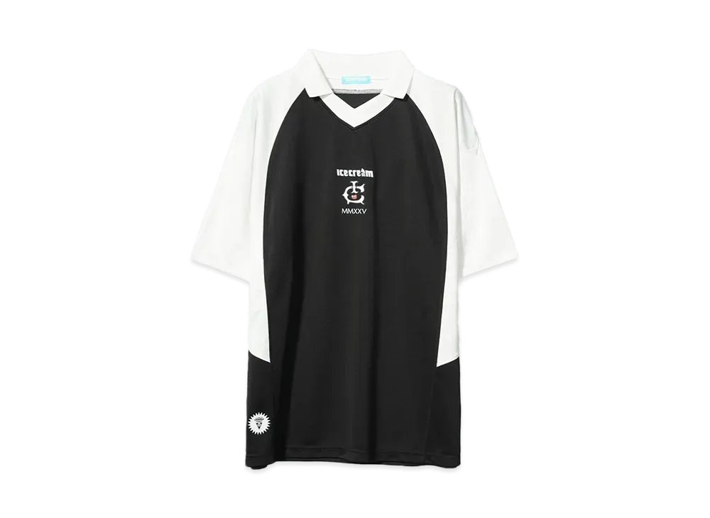 ICECREAM FOOTBALL SS SHIRT "BLACK"