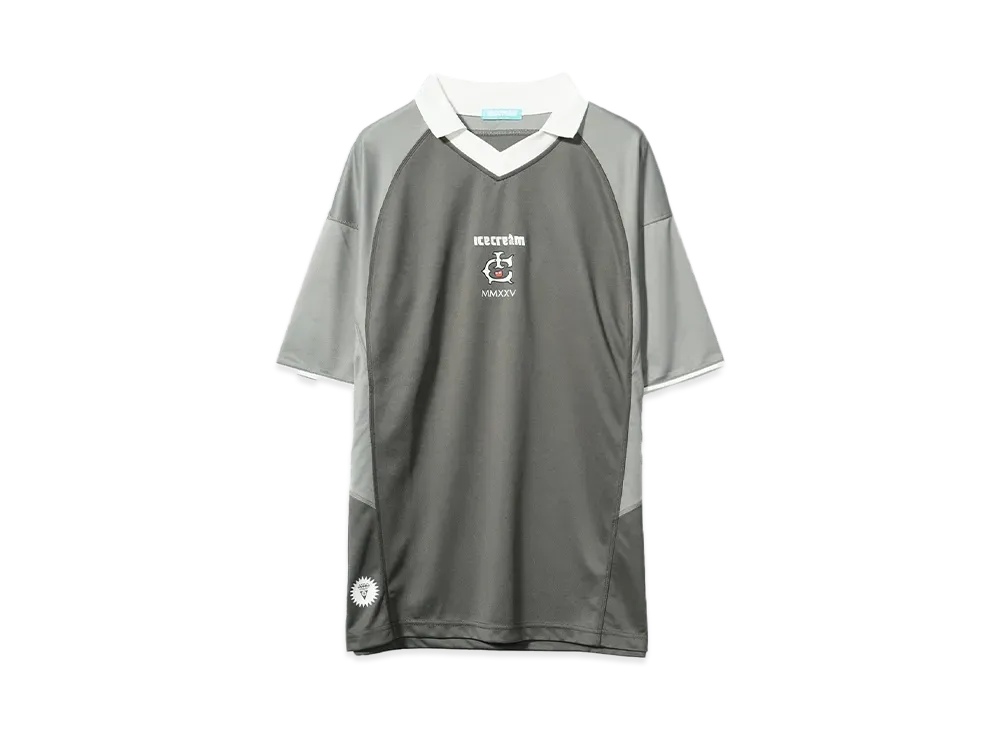 ICECREAM FOOTBALL SS SHIRT "GRAY"