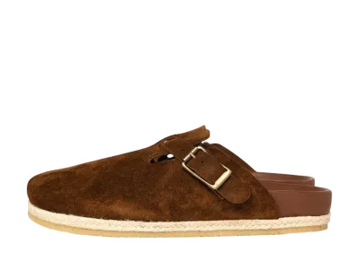 YUKETEN Sal 1 w/ Crepe Sole Opera’s Silky & Softly Tanned Suede "Dark Brown"