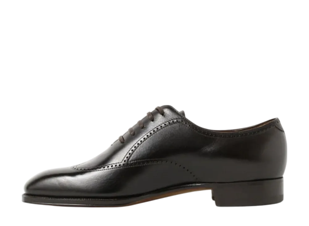 Enzo Bonafe x BEAMS F Lorenzzetti Full Brogue Shoes Calf Leather "Dark Brown"