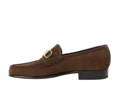Enzo Bonafe x BEAMS F Bit Loafer Suede "Dark Brown"