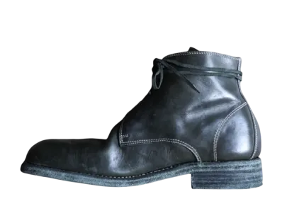 GUIDI Lace Up Boots Horse Reverse Leather "Military Green" 993