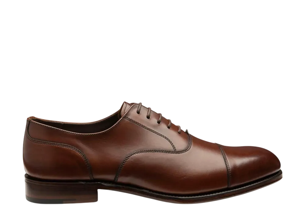 Loake Stonegate F Fit "Seared Mahogany" Leather Sole