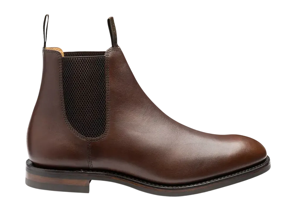 Loake Chatsworth G Fit "Dark Brown Waxy" Dainite, Rubber Sole
