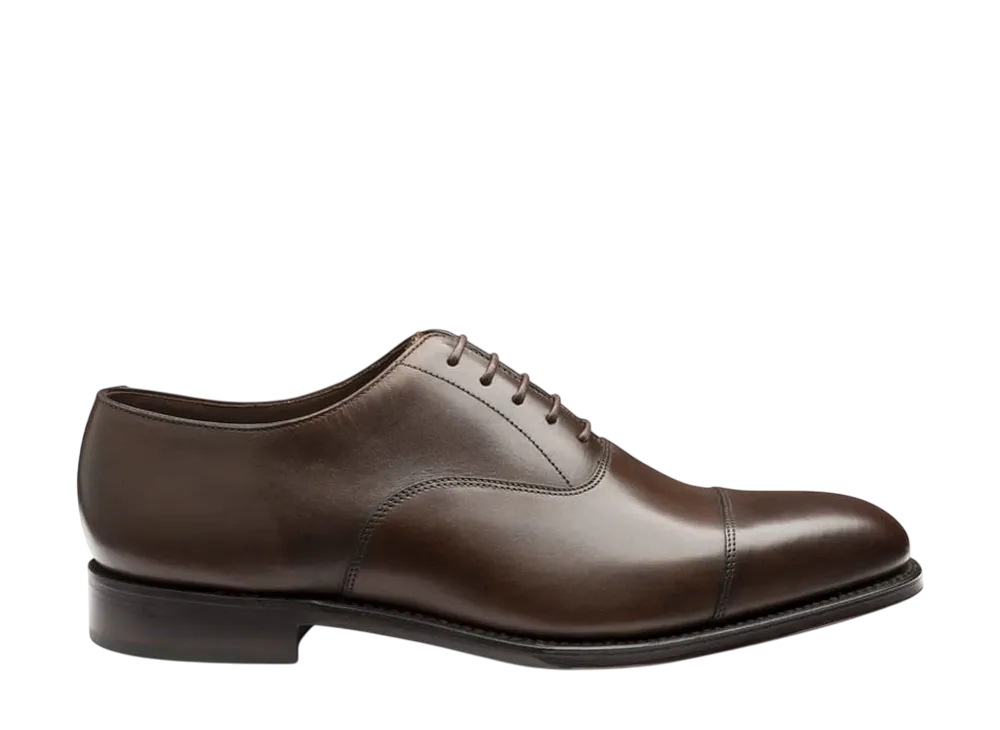 Loake Aldwych F Fit "Dark Brown" Leather Sole