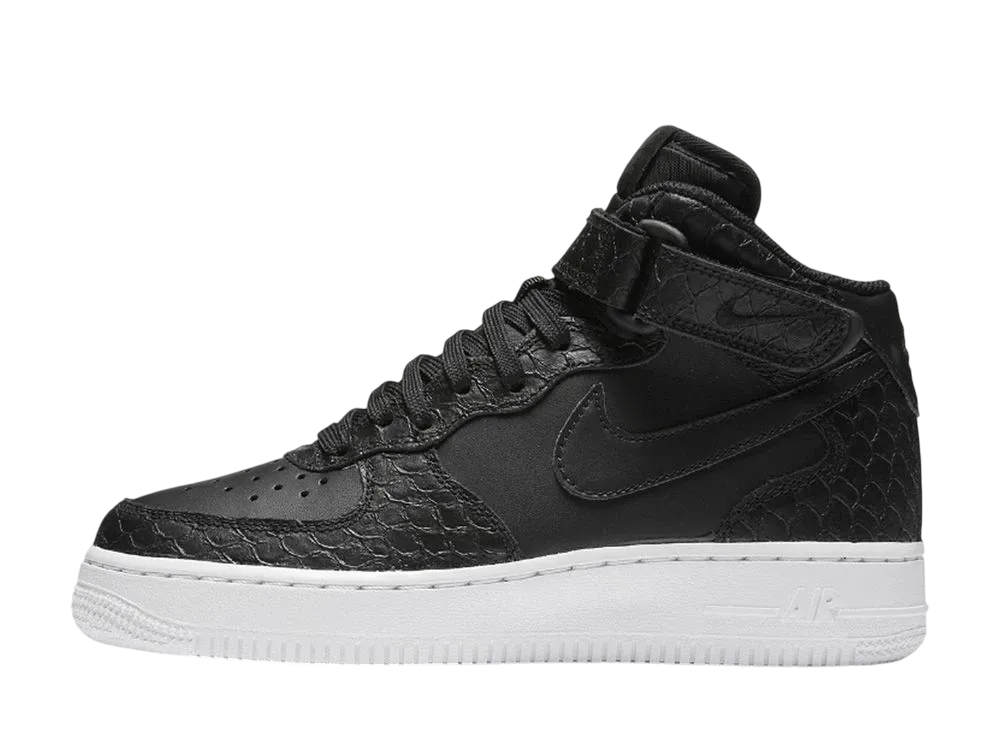 Nike GS Air Force 1 Mid "Black Snake"