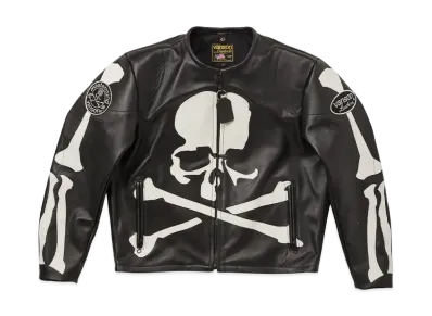 VANSON x MASTERMIND BONE JKT CUSTOM "BLACK"