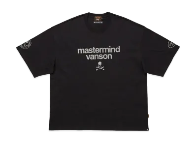 VANSON x MASTERMIND BONE S/S TEE "BLACK"
