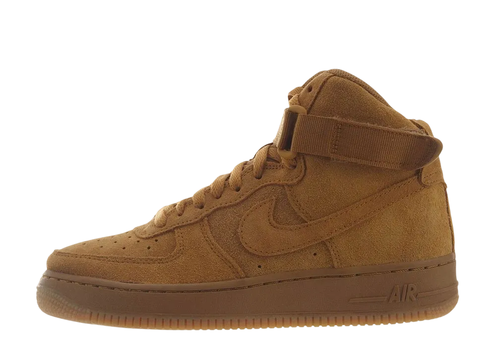 ナイキ GS エアフォース1 ハイ "ウィート ガム" (2018)