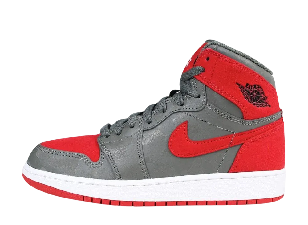 Nike GS Air Jordan 1 Retro High "Camo 3M Bred"