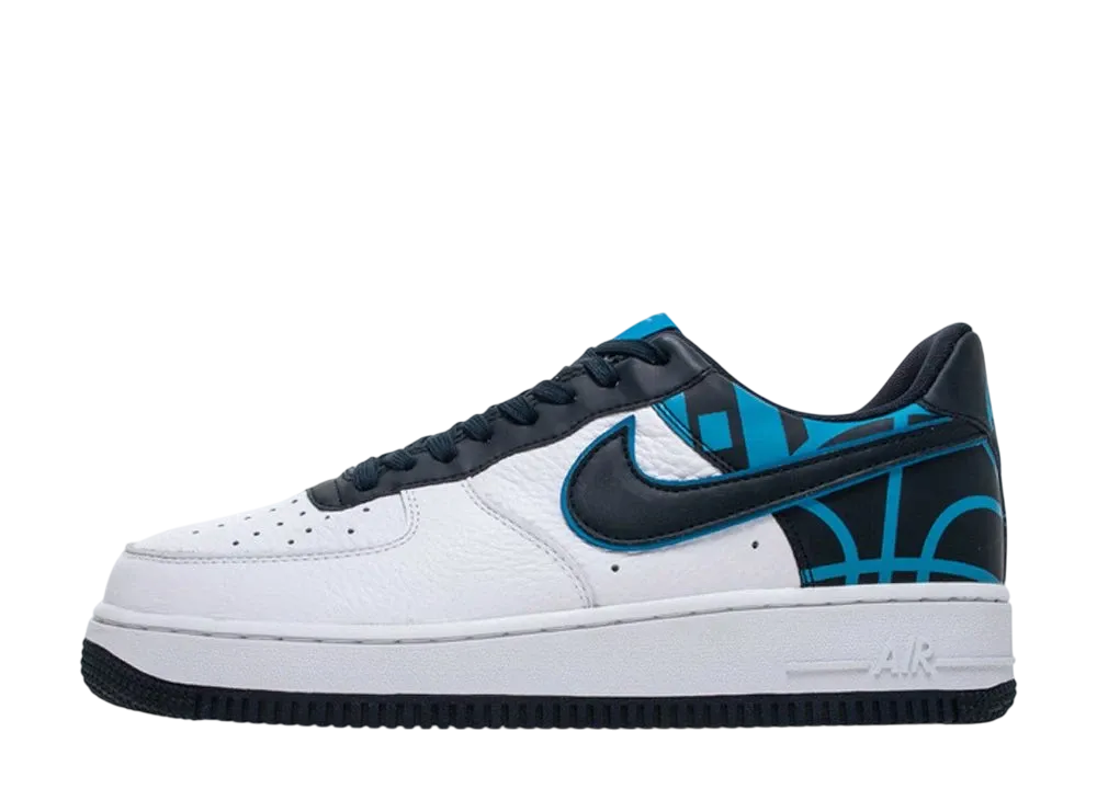 Nike Air Force 1 Low Logo Pack "White/Obsidian"