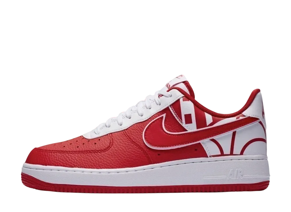 ナイキ エアフォース ロー "ロゴ パック ユニバーシティ レッド"