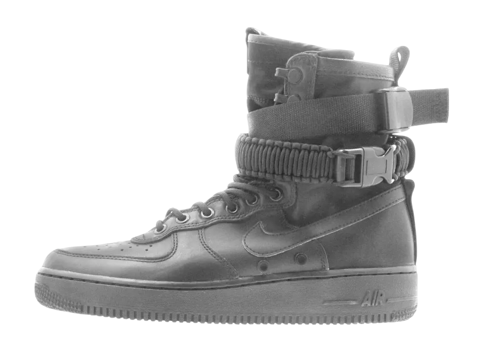 Nike Women's Air Force 1 "Triple Black Leather"