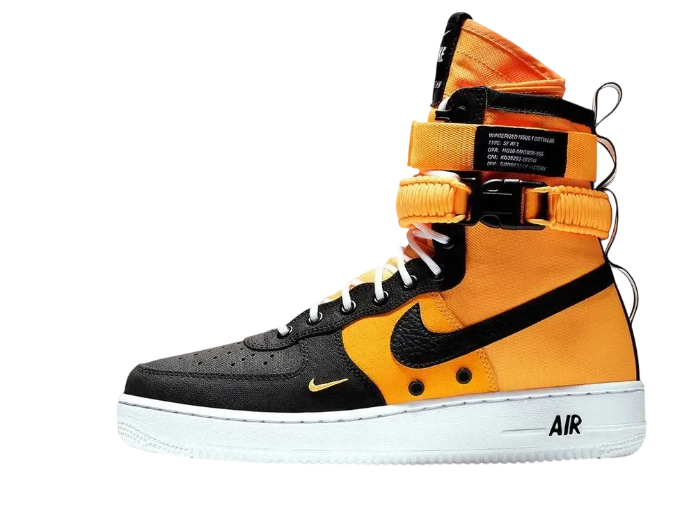 ナイキ SF エアフォース1 ハイ "レーサー オレンジ"