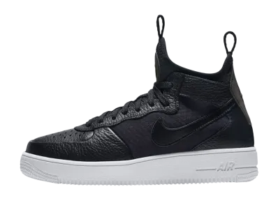 Nike Women's Air Force 1 Ultraforce Mid "Black White"