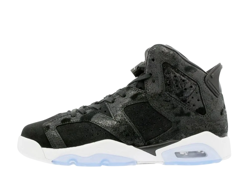 Nike GS Air Jordan 6 Retro "Heiress Black Suede"