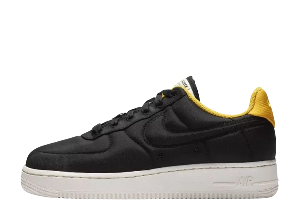 ナイキ ウィメンズ エアフォース1 ラックス "ブラック イエロー オークル"