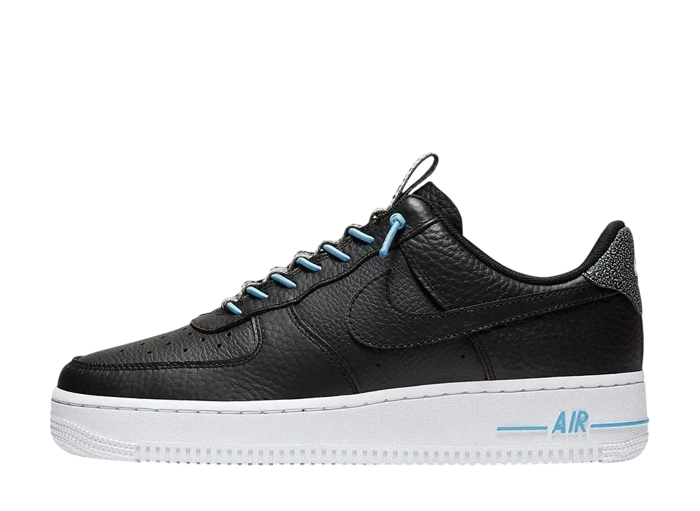 ナイキ ウィメンズ エアフォース1 ロー '07 Lux "ブラック ライト ブルー"