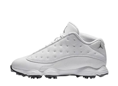 Nike Air Jordan 13 Retro Golf Cleat "White Black"