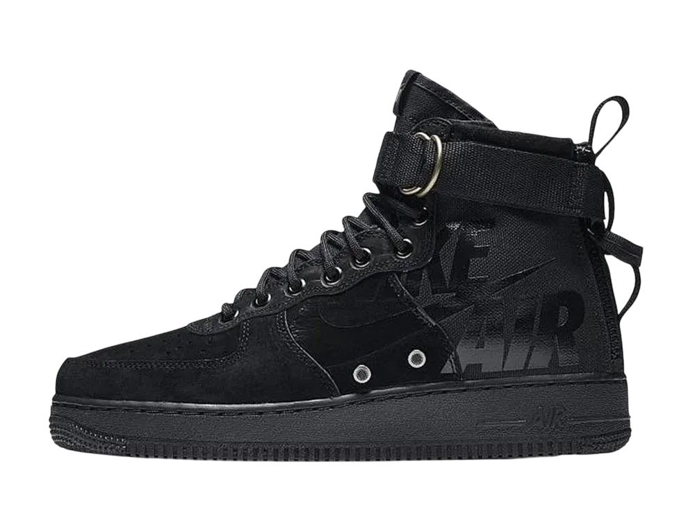 ナイキ SF エアフォース1 ミッド "ブラック クール グレー"