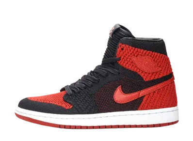 ナイキ GS エアジョーダン1 ハイ フライニット "ブレッド"