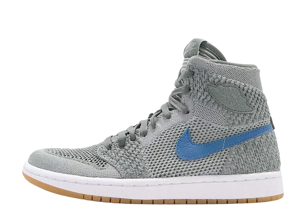 ナイキ エアジョーダン1 ハイ フライニット "クレイ グリーン (GS)"