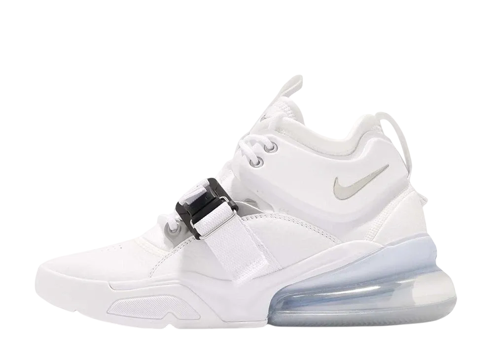 ナイキ エアフォース 270 "ホワイト メタリック シルバー"