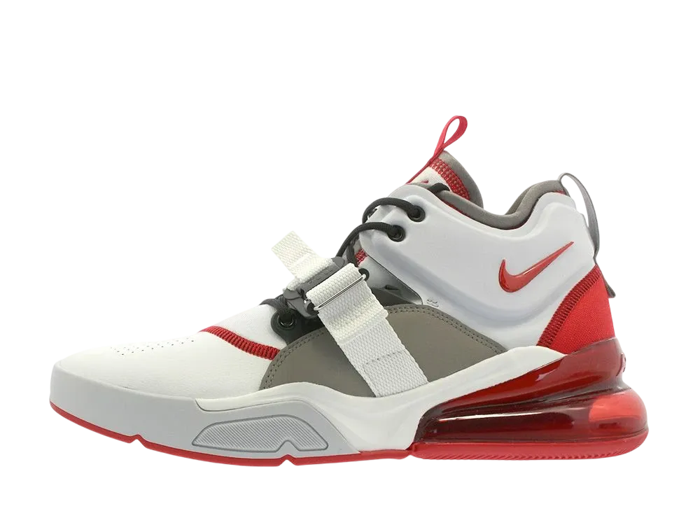 ナイキ エアフォース 270 "サミット ホワイトスラッシュユニバーシティ レッド"