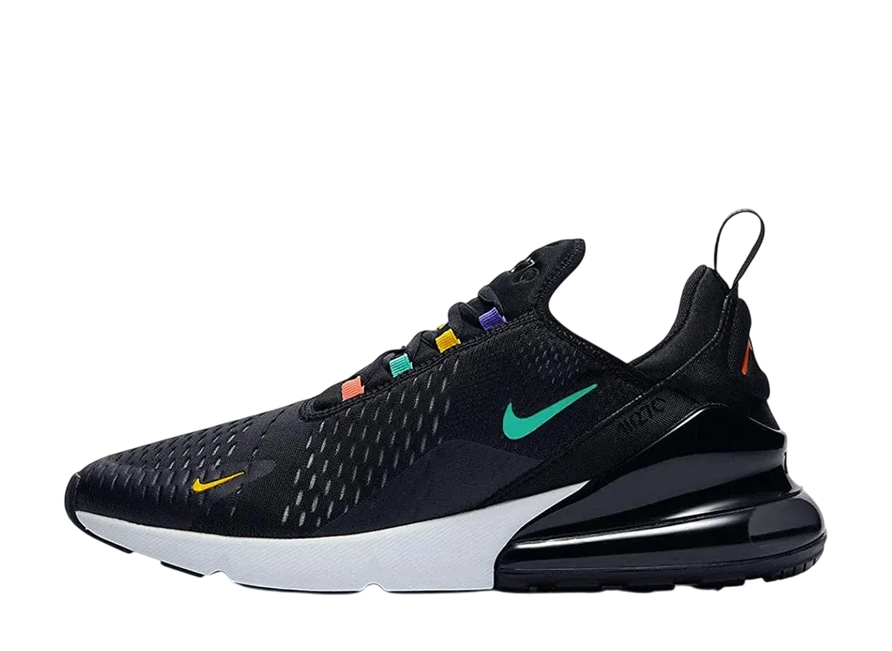NIKE AIR MAX 270 BLACK MULTI-COLOR