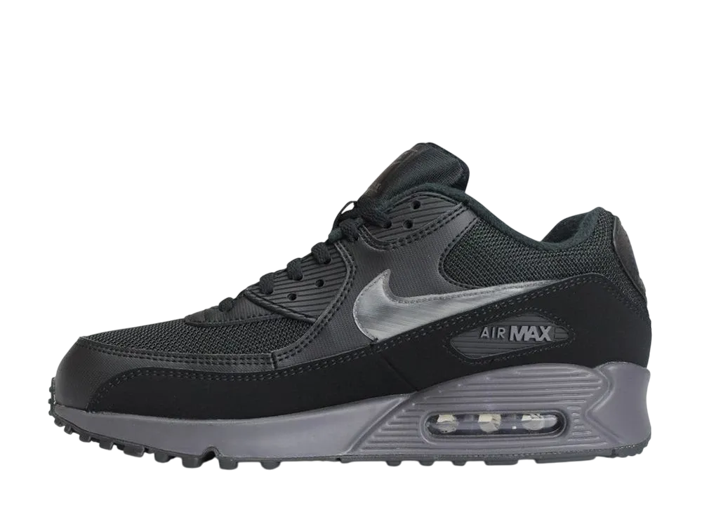 NIKE AIR MAX 90 ESSENTIAL BLACK SILVER