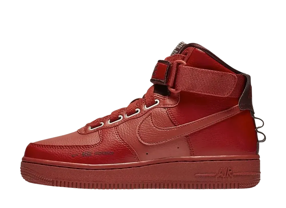 Nike Women's Air Force 1 High Utility "Dune Red"