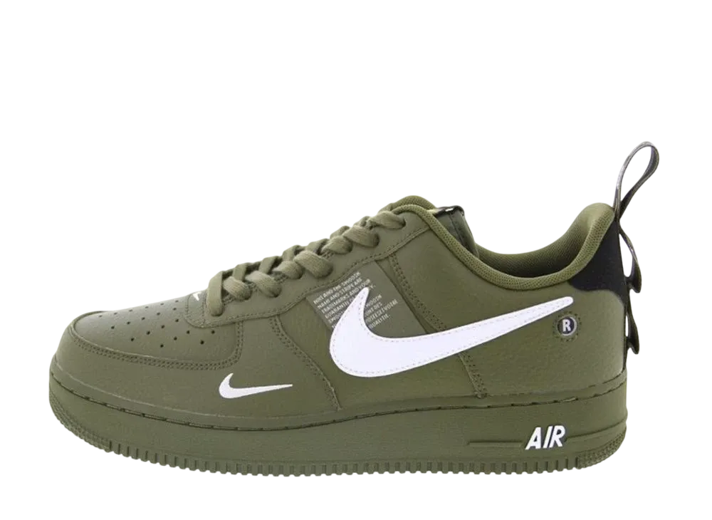 ナイキ エアフォース ロー ユーティリティ "オリーブ キャンバス"