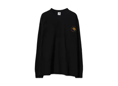 RATS CIRCLE POCKET L/S TEE "BLACK"