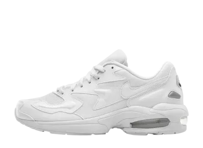 NIKE AIR MAX2 LIGHT TRIPLE WHITE