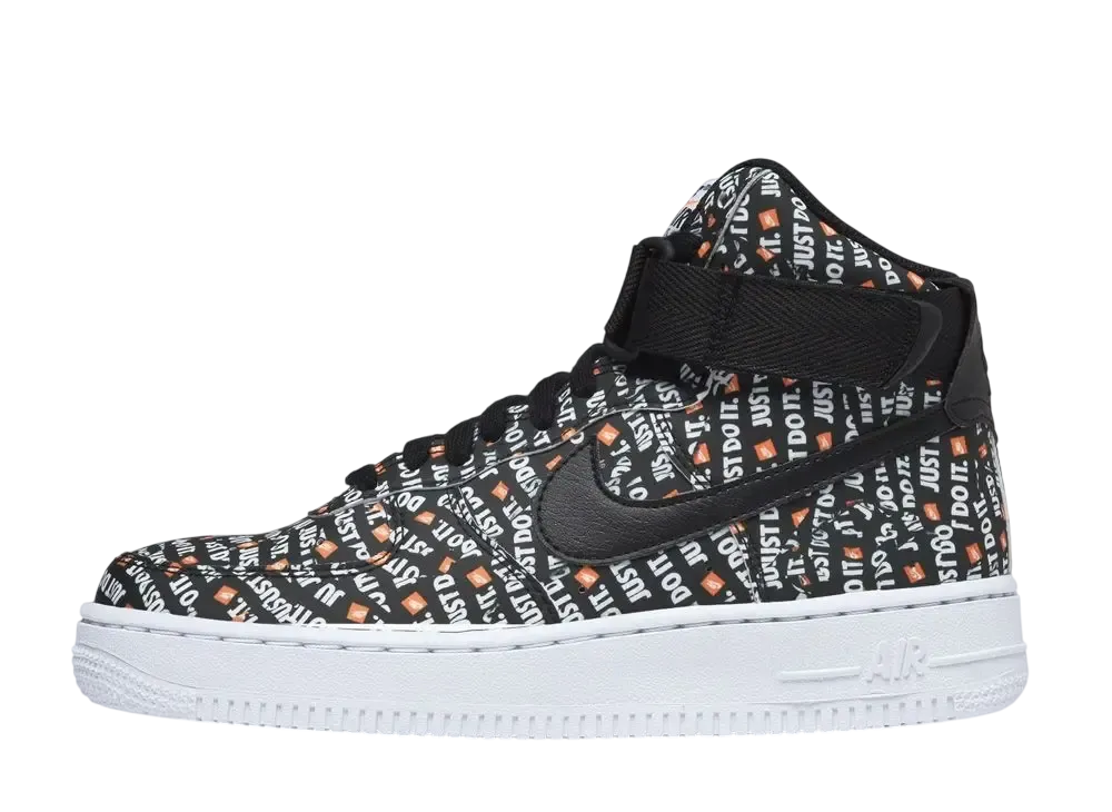 Nike Women's Air Force 1 High "Just Do It Pack Black"