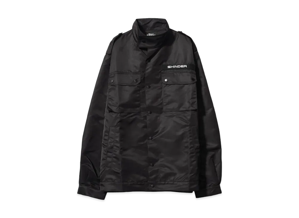 Olly Shinder World Service Nylon Jacket "BLACK"