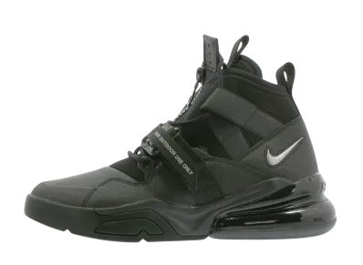 NIKE AIR FORCE 270 UTILITY BLACK METALLIC SILVER