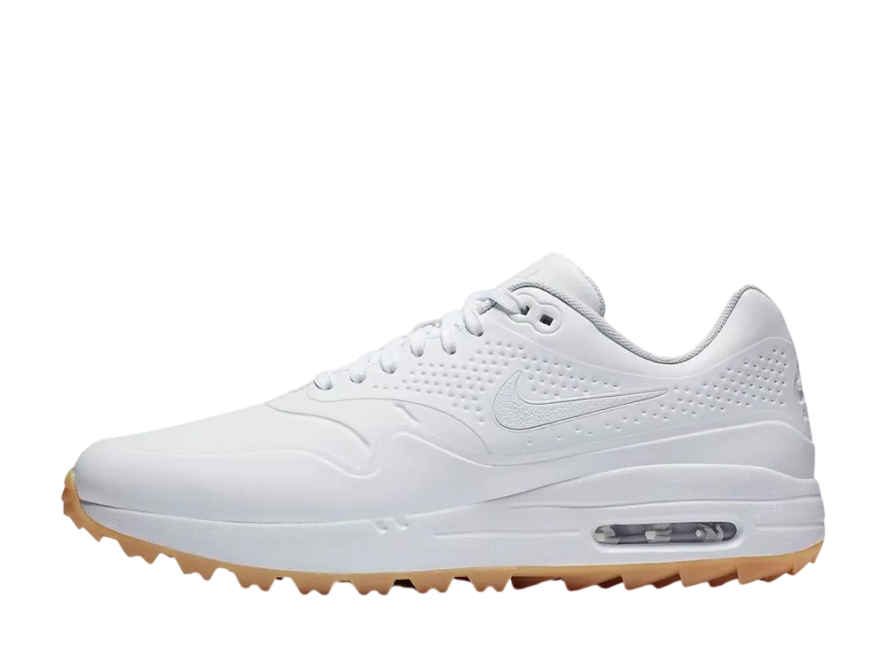 NIKE AIR MAX 1 G WHITE GUM WHITE SWOOSH