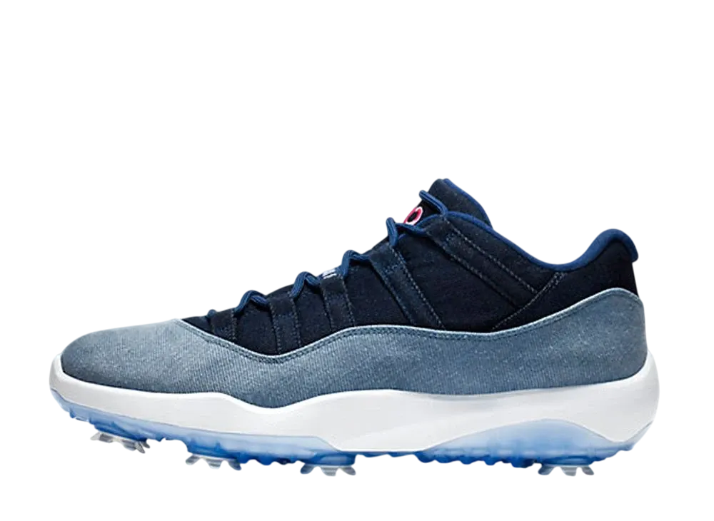 ナイキ エアジョーダン11 レトロ ロー ゴルフ "ノー デニム アロウ"