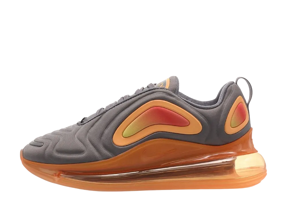 NIKE AIR MAX 720 BLACK FUEL ORANGE (GS)