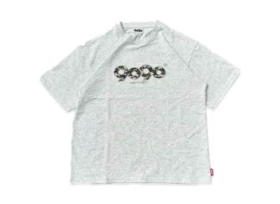 9090 9090 OG Logo Tee "HEATHER WHITE CAMO"